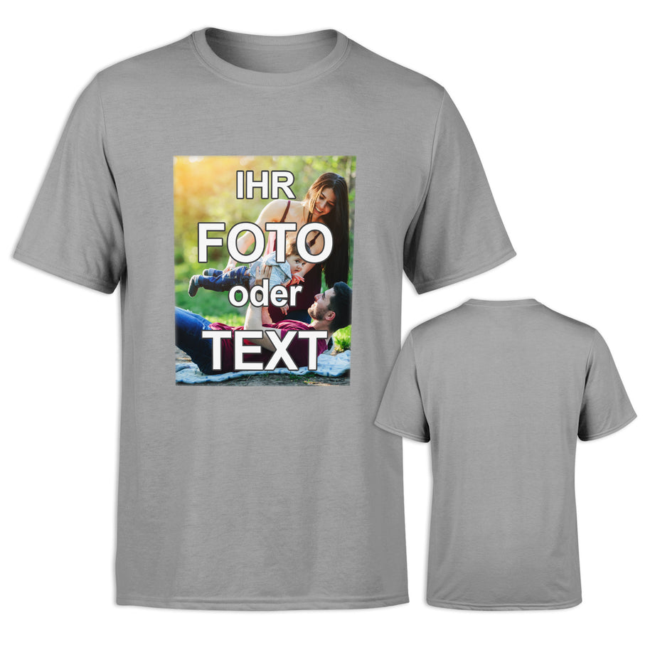 Bedrucktes Unisex T-Shirt Sol's Regent // 100% Baumwolle // vollfarbig bedruckt mit Foto Text Logo Name