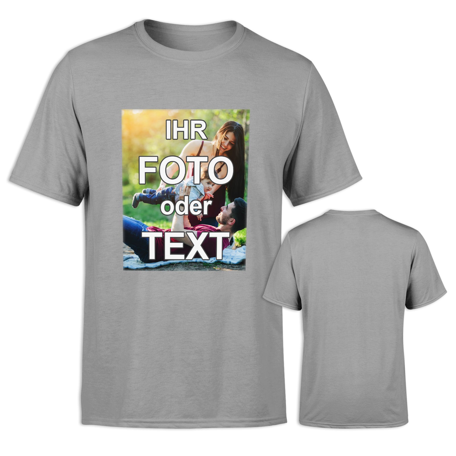 Bedrucktes Unisex T-Shirt Sol's Regent // 100% Baumwolle // vollfarbig bedruckt mit Foto Text Logo Name