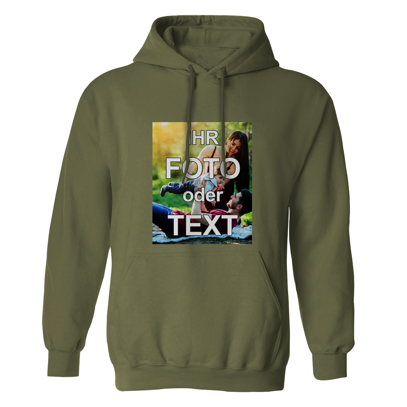 Bedruckte Hoodie Sol's Snake // Kapuzen-Sweater // mit eigenem Text oder Logo