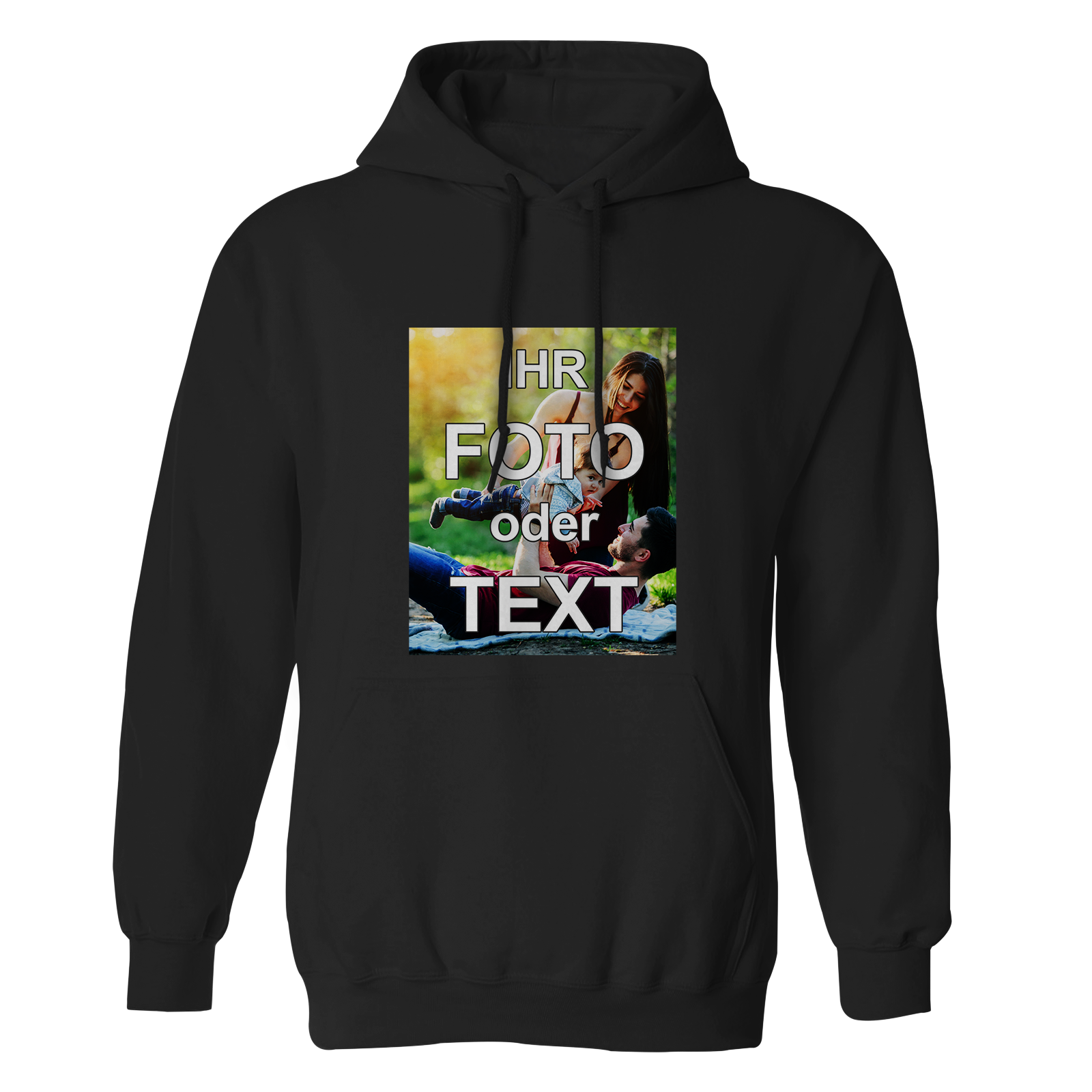 Bedruckte Hoodie Sol's Snake // Kapuzen-Sweater // mit eigenem Text oder Logo