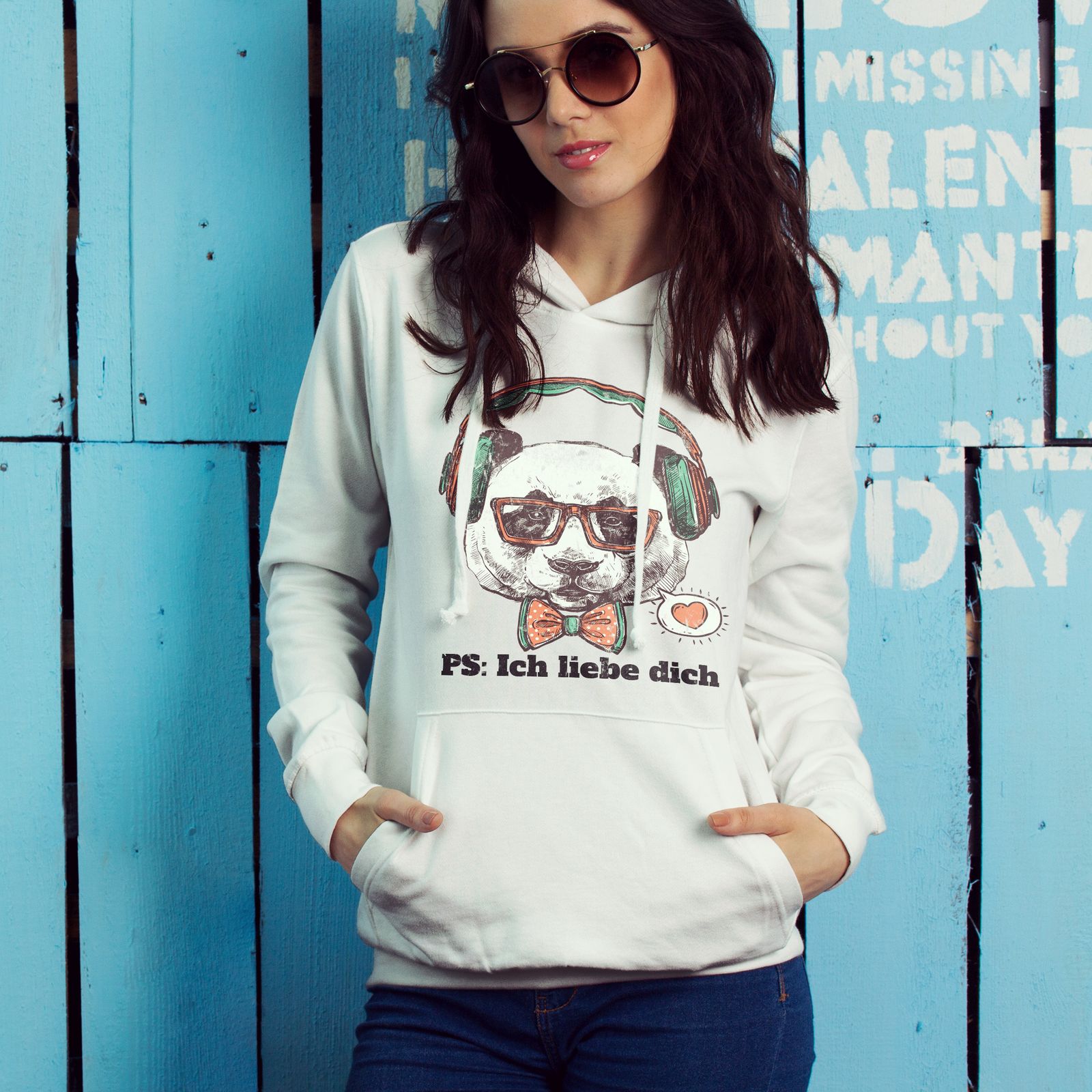 Bedruckte Hoodie Sol's Snake // Kapuzen-Sweater // mit eigenem Text oder Logo