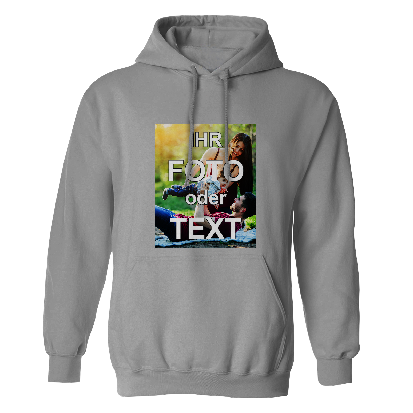 Bedruckte Hoodie Sol's Snake // Kapuzen-Sweater // mit eigenem Text oder Logo