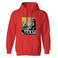 Personalisierte Sol's Snake Hoodie mit Kapuze und Fronttasche, individuell bedruckbar mit eigenem Text oder Logo, weiches Mischgewebe, Oeko-Tex-zertifizierte Tinte