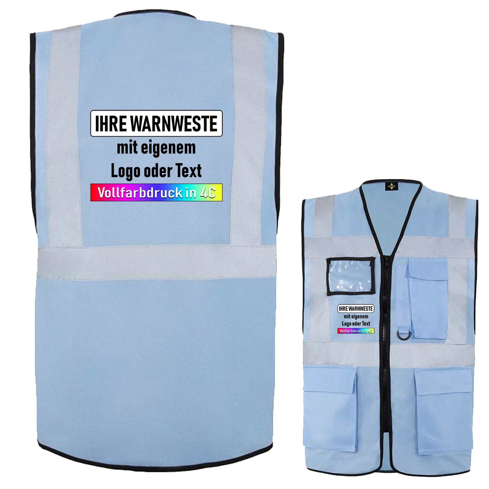 Blaue Korntex Comfort-Multifunktionsweste 