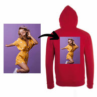 Personalisierte Kapuzenjacke Sol's Stone mit eigenem Foto und Textdruck