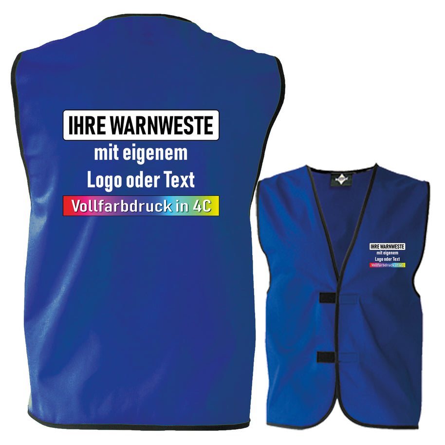 Korntex Kennzeichnungsweste "Leipzig" // Signalwesten ohne Leuchtstreifen // optional mit Druck