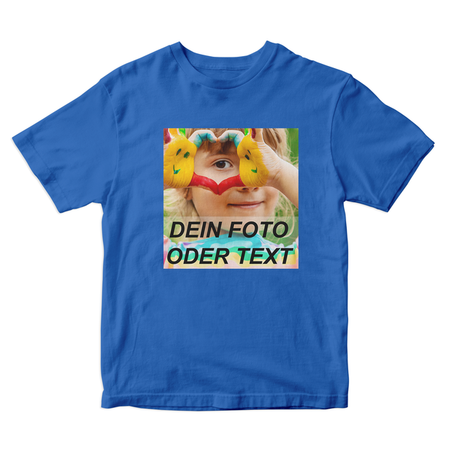 Bedrucktes Kinder T-Shirt Sol's Regent Kids // 100% Baumwolle // vollfarbig bedruckt mit Foto Text Logo Name