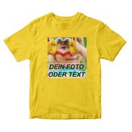 Kinder T-Shirt selbst gestalten bedruckt mit Foto, Text und Logo auf 100% Baumwolle Sol's Regent Kids Shirt