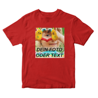 Bedrucktes Kinder T-Shirt Sol's Regent Kids aus 100% Baumwolle mit individuell gestaltbarem vollfarbigem Foto-Text-Logo auf Brust oder Rücken