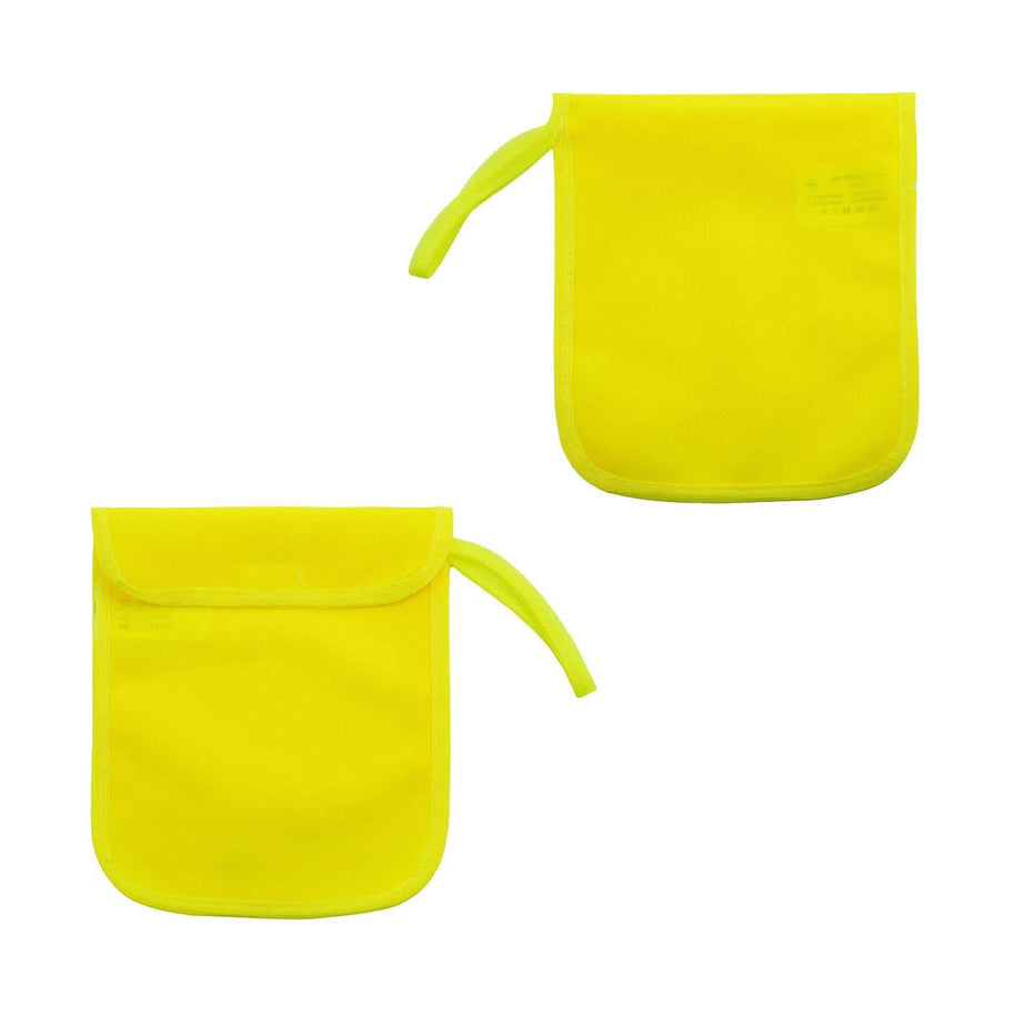 Korntex Aufbewahrungsbeutel Naples für Warnwesten aus robustem Polyester mit Klettverschluss und Trageschlaufe, gelb