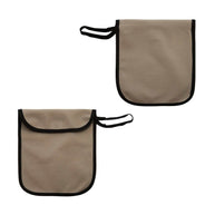 Korntex Aufbewahrungsbeutel „Naples“ aus robustem Polyester mit Klettverschluss und Trageschlaufe für Warnwesten, 20x17 cm, bedruckbar