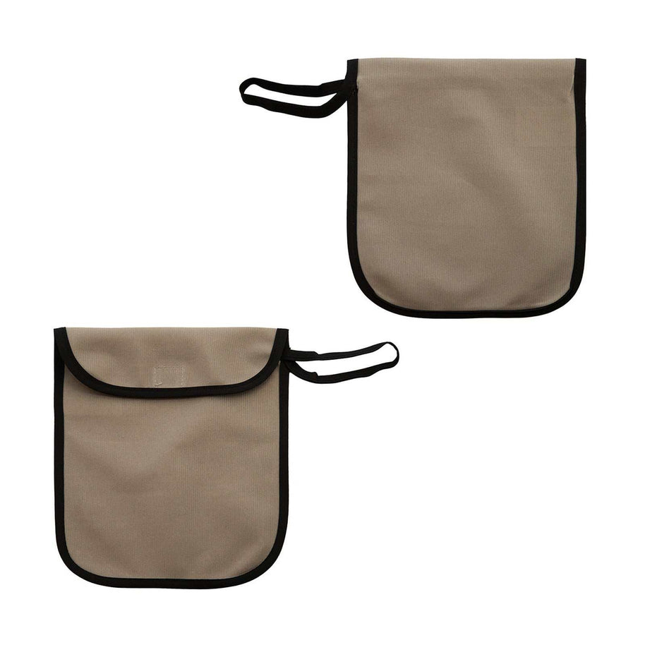 Korntex Aufbewahrungsbeutel „Naples“ aus robustem Polyester mit Klettverschluss und Trageschlaufe für Warnwesten, 20x17 cm, bedruckbar