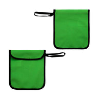 Korntex Aufbewahrungsbeutel Naples grün mit Klettverschluss und Trageschlaufe aus robustem Polyester für Warnwesten