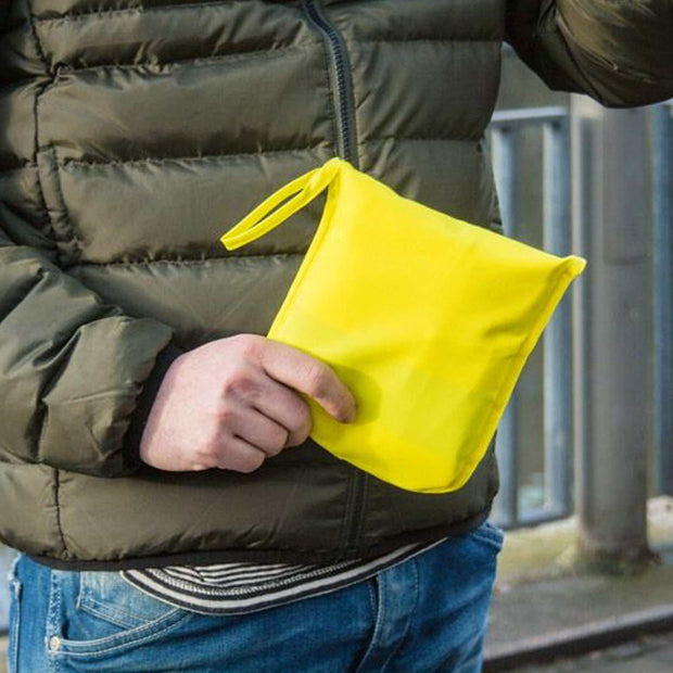 Korntex Aufbewahrungsbeutel „Naples“ aus robustem Polyester mit Klettverschluss und Trageschlaufe zur sicheren Aufbewahrung von Warnwesten