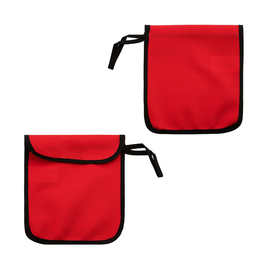 Korntex Aufbewahrungsbeutel Napoli Rot 100% Polyester mit Klettverschluss und Trageschlaufe für Warnwesten