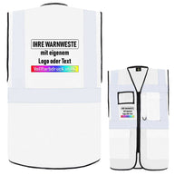 Korntex Comfort-Multifunktionsweste Hamburg mit Reißverschluss, Taschen, Ausweisfenster und individuellem Vollfarbdruck