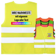 Korntex Kinder Mesh Warnweste Korfu mit reflektierenden Streifen und Klettverschluss