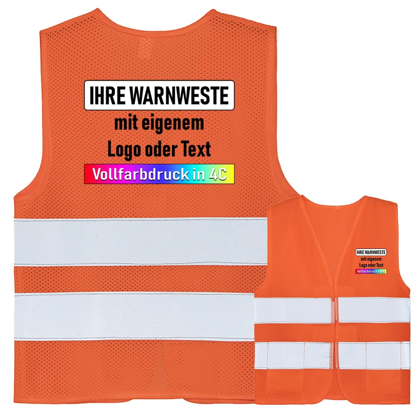 Korntex Kinder Mesh Warnweste „Korfu“ mit Reflexstreifen und atmungsaktivem Mesh-Gewebe für mehr Sicherheit im Straßenverkehr