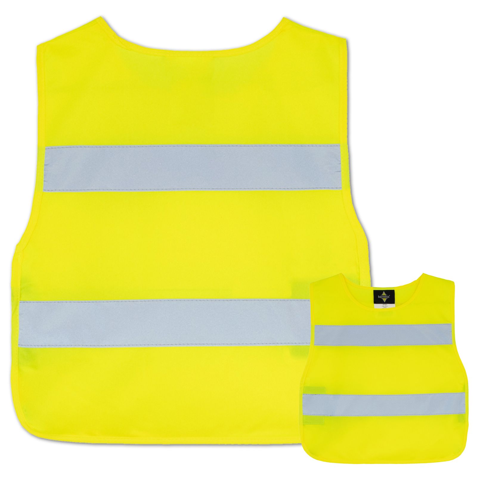 Unbedruckte Korntex Poncho-Warnweste 
