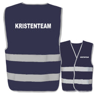 Krisenteam-Warnwesten mit zwei Leuchtstreifen // viele Farben und Größen // abweichender Begriff möglich