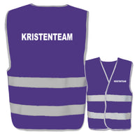 Krisenteam-Warnwesten mit zwei Leuchtstreifen // viele Farben und Größen // abweichender Begriff möglich