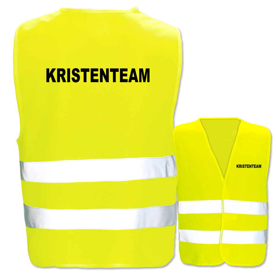 Krisenteam-Warnwesten mit zwei Leuchtstreifen // viele Farben und Größen // abweichender Begriff möglich