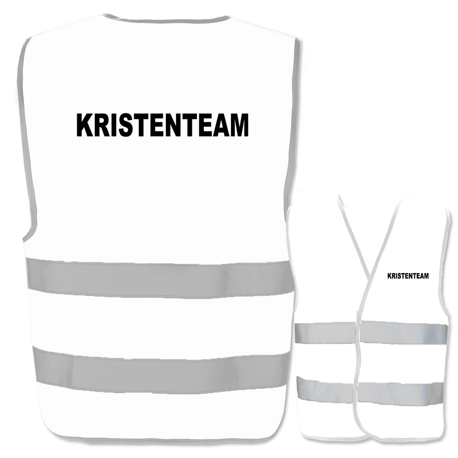 Krisenteam-Warnwesten mit zwei Leuchtstreifen // viele Farben und Größen // abweichender Begriff möglich
