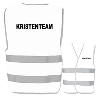 Krisenteam-Warnwesten mit zwei Leuchtstreifen // viele Farben und Größen // abweichender Begriff möglich