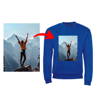 Bedruckter Pullover Sol's Comet // Sweater mit eigenem Foto Text Logo