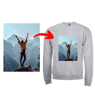 Bedruckter Pullover Sol's Comet // Sweater mit eigenem Foto Text Logo