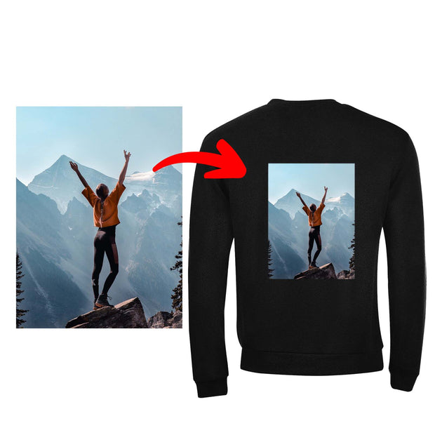 Bedruckter Pullover Sol's Comet // Sweater mit eigenem Foto Text Logo