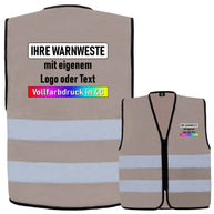 Korntex Reißverschluss-Warnwesten 