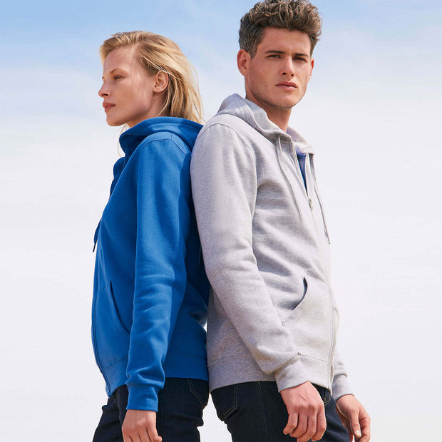 Bedruckte Kapuzenjacke Sol's Stone // Hooded Sweater mit eigenem Foto Text Logo gestalten