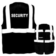 Security-Multifunktionsweste mit Taschen und Reißverschluss // viele Farben und Größen // abweichender Begriff möglich