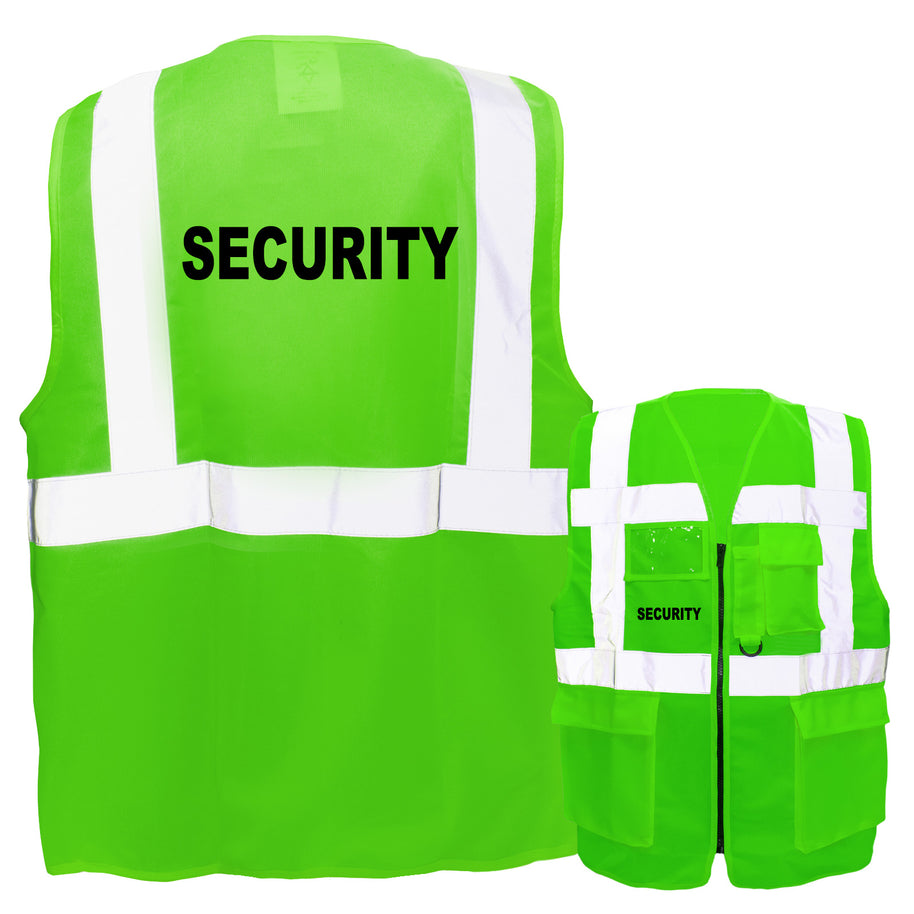 Security-Multifunktionsweste mit Taschen und Reißverschluss // viele Farben und Größen // abweichender Begriff möglich (weitere Farben)