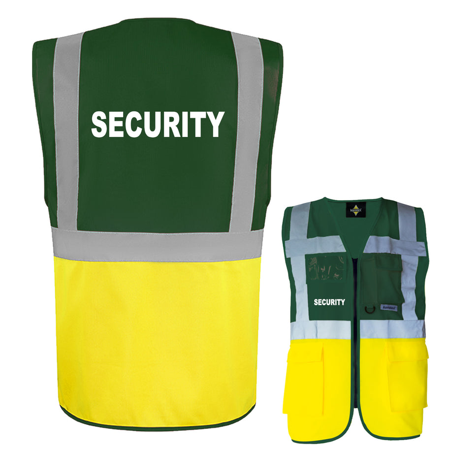 Security-Multifunktionsweste mit Taschen und Reißverschluss // viele Farben und Größen // abweichender Begriff möglich (weitere Farben)