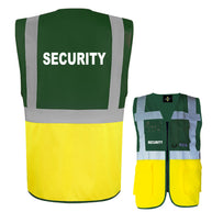 Security-Multifunktionsweste mit Taschen und Reißverschluss // viele Farben und Größen // abweichender Begriff möglich (weitere Farben)
