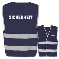 Sicherheit-Warnwesten mit zwei Leuchtstreifen // viele Farben und Größen // abweichender Begriff möglich