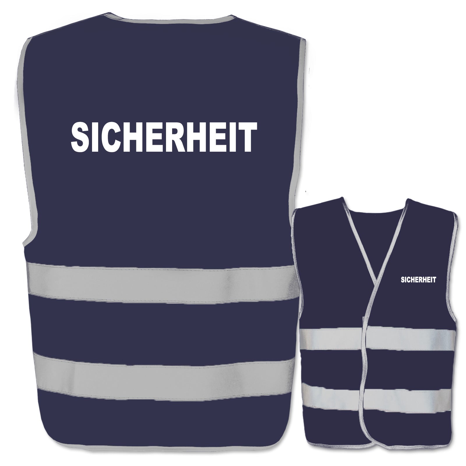 Sicherheit-Warnwesten mit zwei Leuchtstreifen // viele Farben und Größen // abweichender Begriff möglich