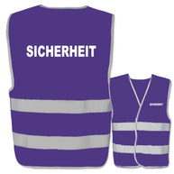Sicherheit-Warnwesten mit zwei Leuchtstreifen // viele Farben und Größen // abweichender Begriff möglich