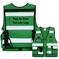 Tactical Weste Bonn mit dicker Stoffqualität, vielen Taschen, Patches und Flauschband, ideal für Security und Einsatzkräfte