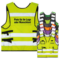 Tactical Weste Korntex „Stammheim“ // zertifiziert // dicker Stoff // viele Taschen // Patches & Flauschband // ideal für Security & Einsatzkräfte // optional mit Aufdruck