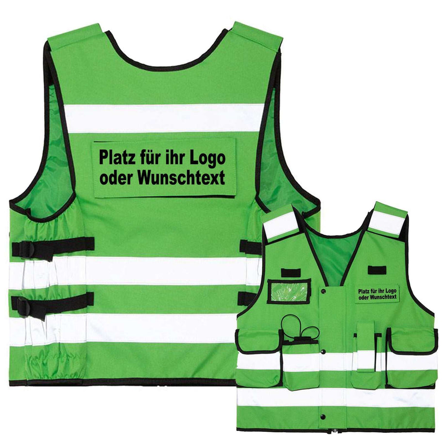 Tactical Weste Korntex „Stammheim“ // zertifiziert // dicker Stoff // viele Taschen // Patches & Flauschband // ideal für Security & Einsatzkräfte // optional mit Aufdruck