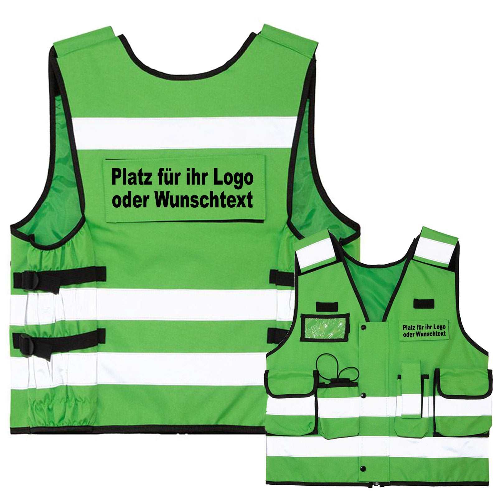 Tactical Weste Korntex „Stammheim“ // zertifiziert // dicker Stoff // viele Taschen // Patches & Flauschband // ideal für Security & Einsatzkräfte // optional mit Aufdruck