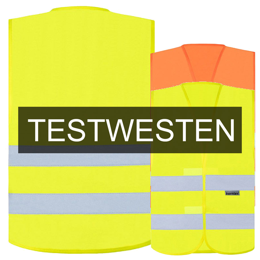 Unbedruckte Test Warnweste aus Baumwollmischgewebe „Goeppingen“
