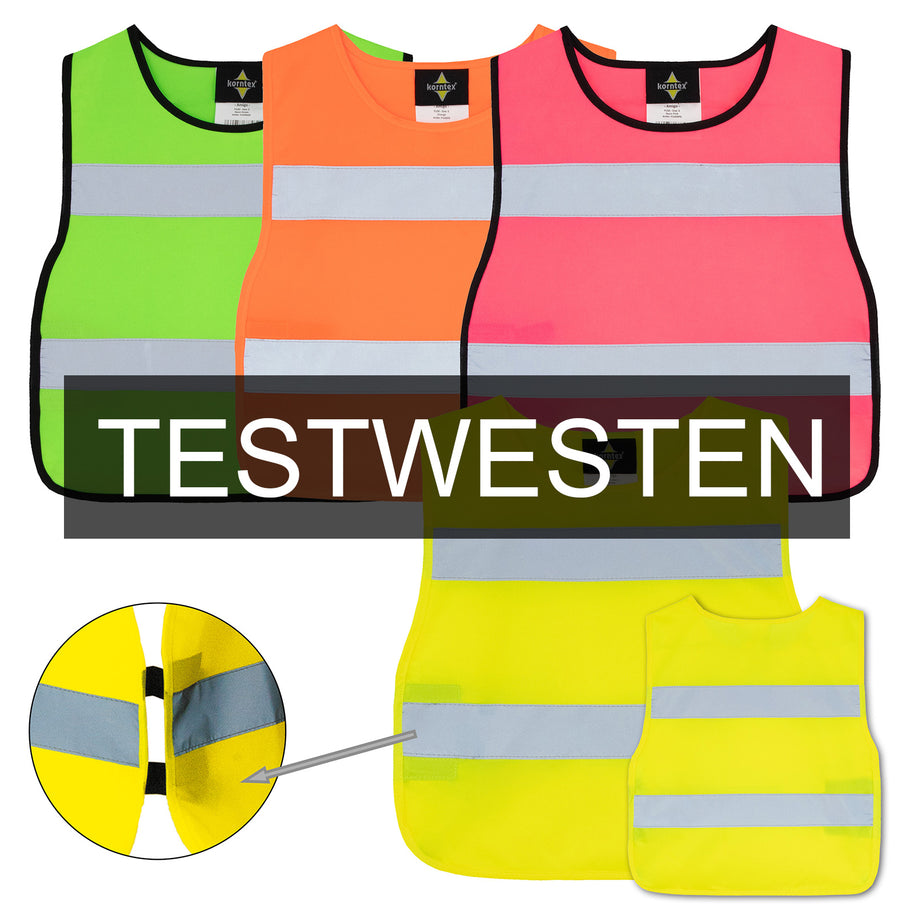 Unbedruckte Korntex Poncho-Warnweste "Amigo" für Kinder // von Kita bis Grundschule