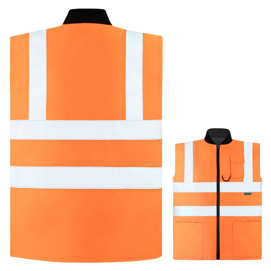 Unbedruckter 2 in 1 Test Bodywarmer „Ural“ mit Wendefunktion