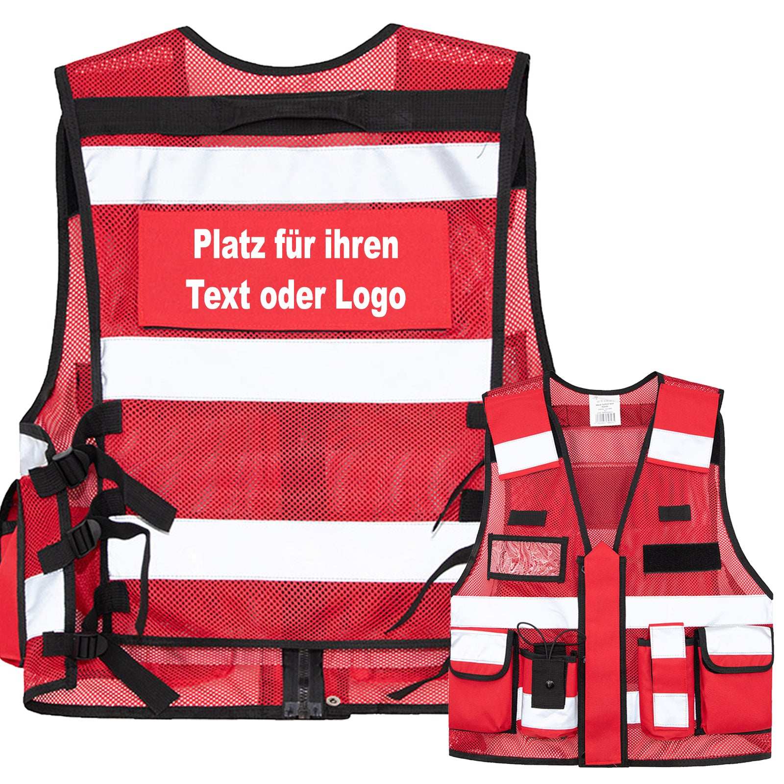 Mesh Tactical Weste „Sparta“ mit Netzstoff und vielen Taschen für Security und Einsatzkräfte